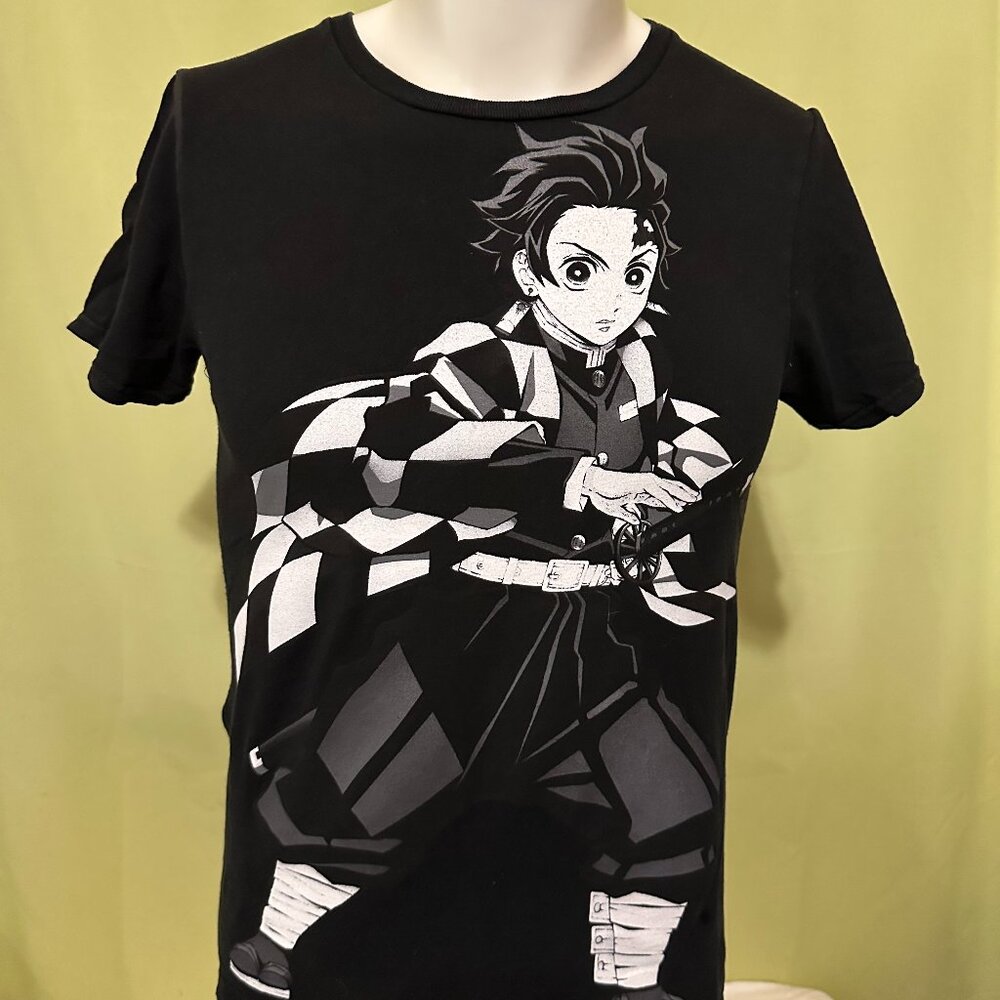 Demon Slayer Aniplex Men's Black T Shirt Size XS